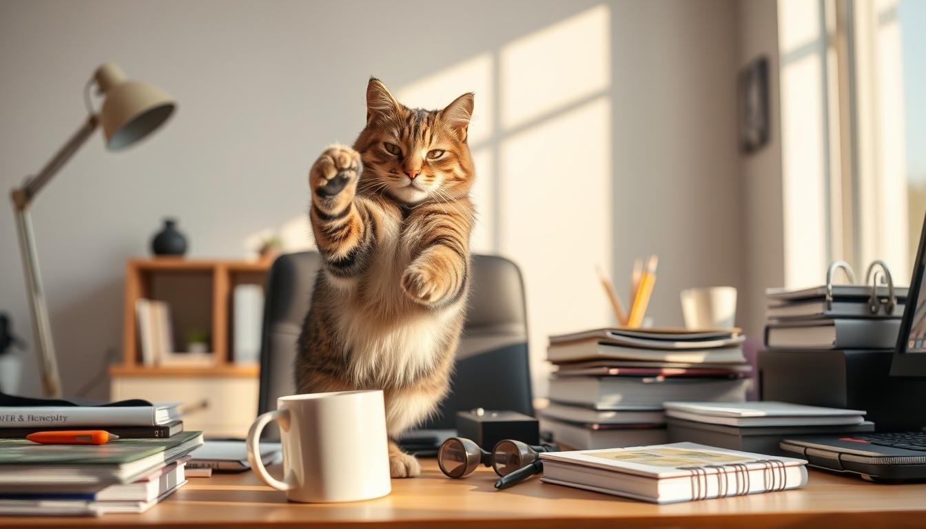 why do cats knock things over